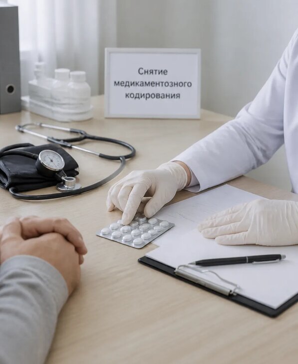 Снятие медикаментозного кодирования в Отрадном от 5435 р. | Медзона